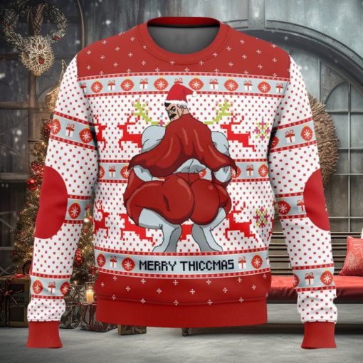 Merry Thiccmas Omni Man Invincible Ugly Christmas Sweater