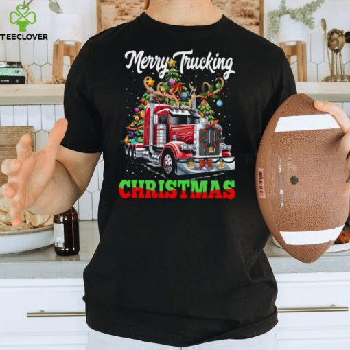 Merry Trucking Christmas   Christmas Trucker Classic T Shirt