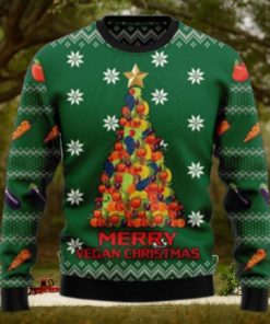 Merry Vegan Ugly Sweater For Christmas