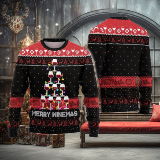Merry Winemas Ugly Sweater
