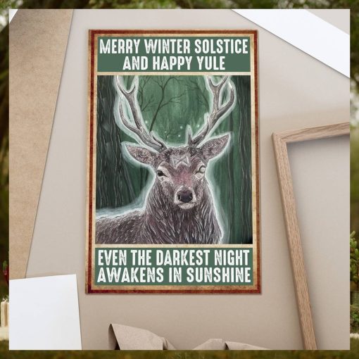 Merry Winter Solstice   Poster