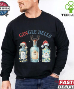 Merry Xmas Gingle Bells Gin Gin Bells Christmas Shirt