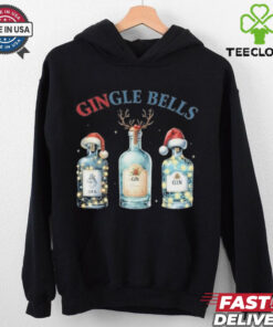 Merry Xmas Gingle Bells Gin Gin Bells Christmas Shirt