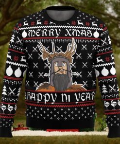 Merry Xmas Happy Ni Year Monty Python Ugly Christmas Sweater