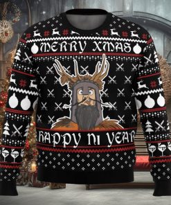 Merry Xmas Happy Ni Year Monty Python Ugly Christmas Sweater
