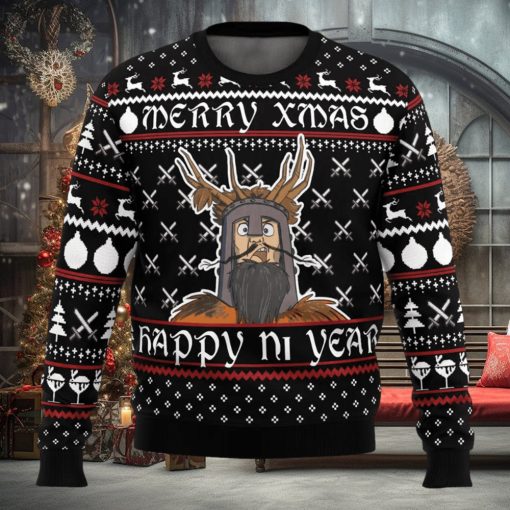 Merry Xmas Happy Ni Year Monty Python Ugly Christmas Sweater