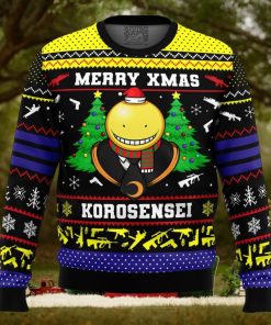 Merry Xmas Korosensei Assassination Classroom Ugly Christmas Sweater