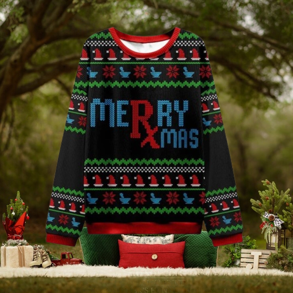 Merry Xmas Nurse Ugly Christmas Sweater Merry Xmas Nurse Ugly Christmas Sweater