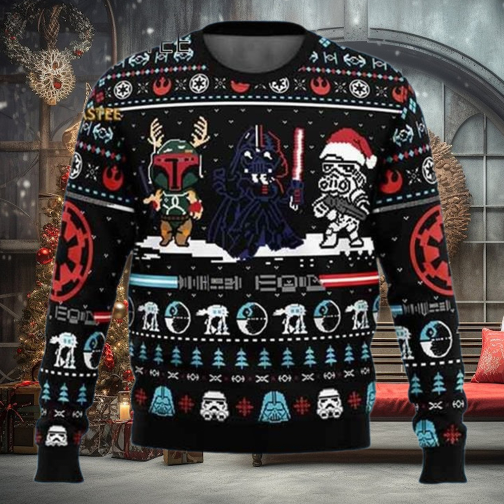 Merry Xmas Star Wars Ugly Christmas Sweater Merry Xmas Star Wars Ugly Christmas Sweater