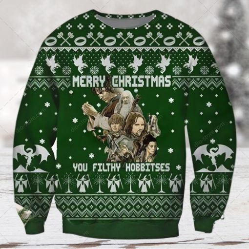 Merry Xmas You Filthy Hobbitses Ugly Christmas Sweater 3D Shirt