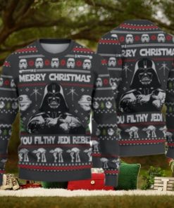 Merry Xmas You Filthy Jedi Rebel Ugly Christmas Sweater