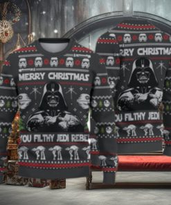 Merry Xmas You Filthy Jedi Rebel Ugly Christmas Sweater