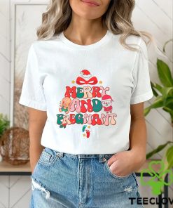 Merry and Pregnant Funny Pregnancy Reveal Shirt