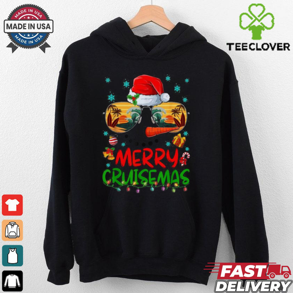 Merry cruisemas 2024 snowman face cruise squad Christmas T shirt Merry cruisemas 2024 snowman face cruise squad Christmas T shirt