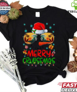 Merry cruisemas 2024 snowman face cruise squad Christmas T shirt