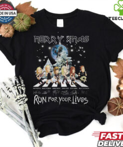 Merry xmas run for your lives christmas shirt
