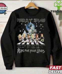 Merry xmas run for your lives christmas shirt