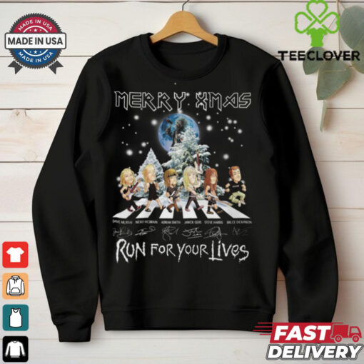 Merry xmas run for your lives christmas shirt