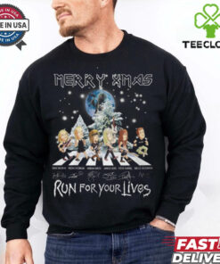 Merry xmas run for your lives christmas shirt