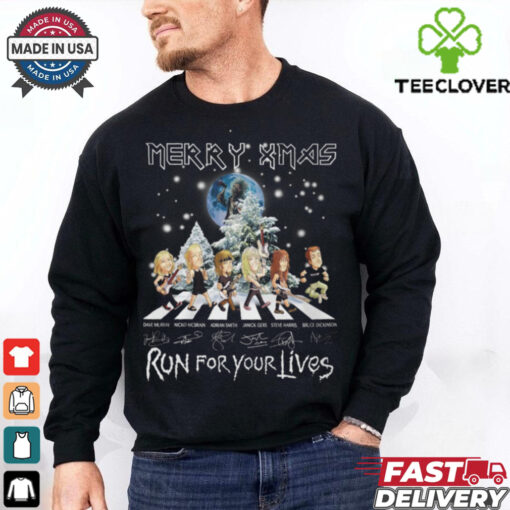 Merry xmas run for your lives christmas shirt