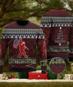 Mery Christmas Bigfoot Ugly Christmas Sweater Perfect Holiday Gift