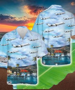 Mesa Airlines Bombardier CRJ 200LR Hawaiian Shirt