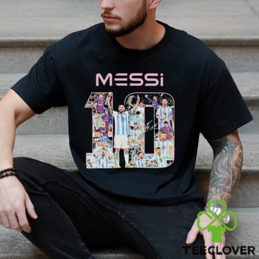 Messi 10 Miami FC Black 2023 signature shirt