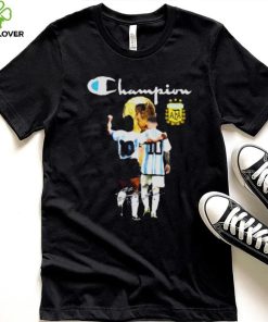 Messi And Maradona World Cup Champion 2022 Signatures Shirt