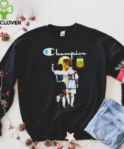 Messi And Maradona World Cup Champion 2022 Signatures Shirt