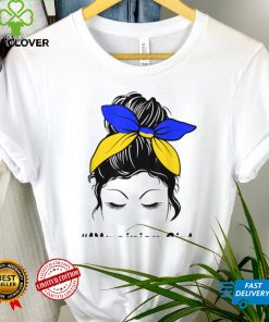 Messy Bun Ukraine Ukrainian Girl #Ukrainian Girl T Shirt
