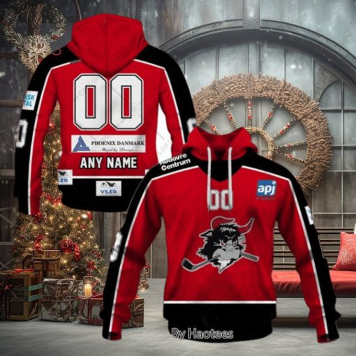 Metal Ligaen Rodovre Mighty Bulls Home Jersey 2324 Style Hoodie, T Shirt, Zip Hoodie, Sweatshirt