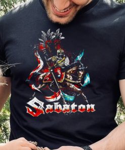 Metal Red Art Sabaton Rock Band shirt