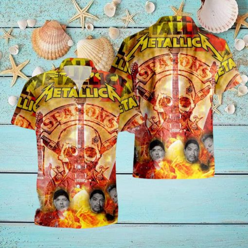 Metallica 72 Seasons Fan Editon 2024 Summer Trend Fan Gifts Hawaiian Shirt