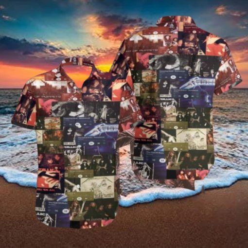 Metallica Album Collect 2024 Summer Trend Fan Gifts Hawaiian Shirt
