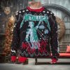 Guns N Roses Big Skull With Santa Hat Signature Logo Merry Fucking Christmas Ugly Christmas Sweater