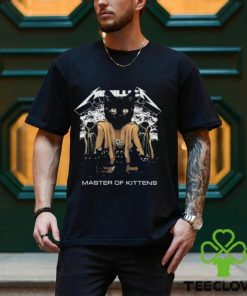 Metallica Band Master Of Kittens Black Cat T Shirt