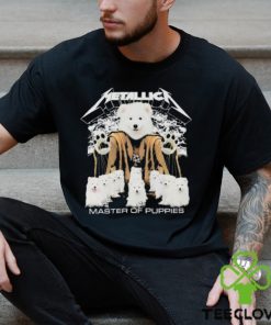 Metallica Band Master Of Puooies Samoyed T Shirt