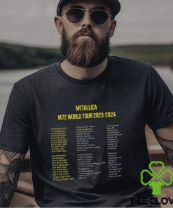 Metallica Band Metal Tour 2023 2024 Event Merch, M72 World Tour 2023 2024 Shirt, Vintage Metallica Band Tour Dates 2024 Shirt