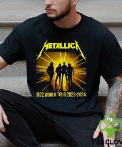 Metallica Band Metal Tour 2023 2024 Event Merch, M72 World Tour 2023 2024 Shirt, Vintage Metallica Band Tour Dates 2024 T Shirt