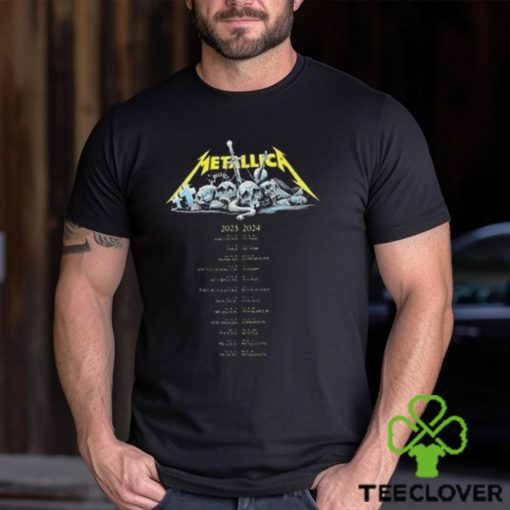 Metallica Band Metal Tour 2023 2024 Event Shirt Rock Lover Tee Gift For Fan T Shirt Sweatshirt