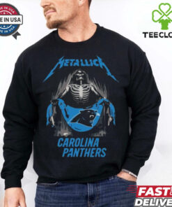 Metallica Carolina Panthers NFL Unisex T Shirt 1 Metallica Carolina Panthers NFL Unisex T Shirt