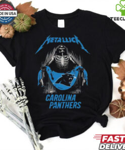 Metallica Carolina Panthers NFL Unisex T Shirt 2 Metallica Carolina Panthers NFL Unisex T Shirt