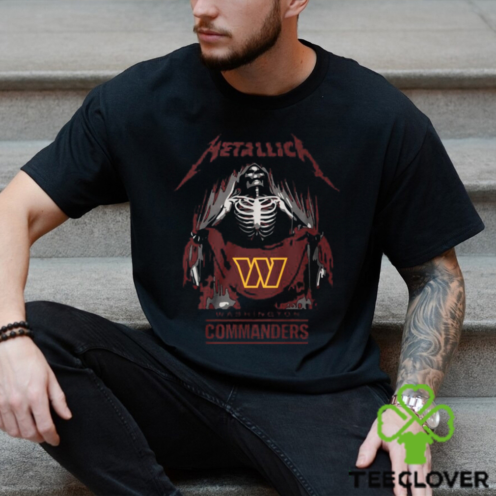 Official metallica Collab Washington Commanders T-Shirt, hoodie, sweater, long  sleeve and tank top