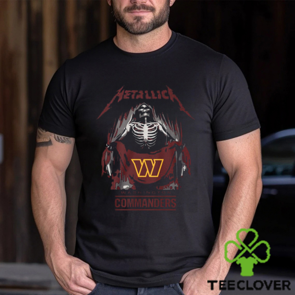 Metallica Collab Washington Commanders T-Shirt, hoodie, sweater, long  sleeve and tank top