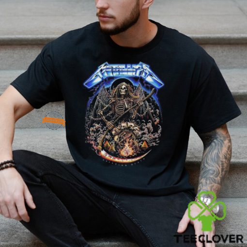 Metallica Creeping Death Official Tee In Celebration Of The 40th Anniversary Of The Release Of Metallica’s Legendary Ride The Lightning T Shirt