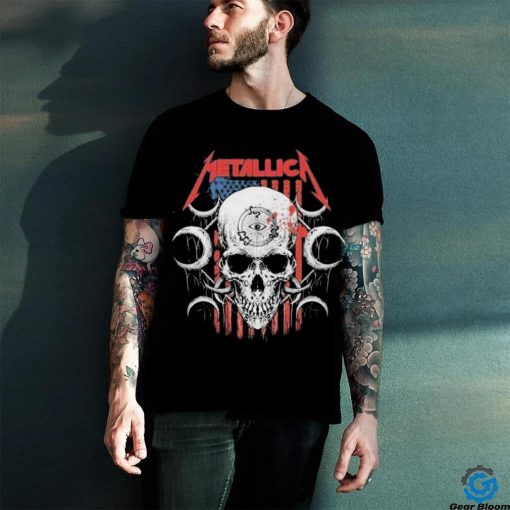 Metallica Damage Inc Skull US Flag Shirt