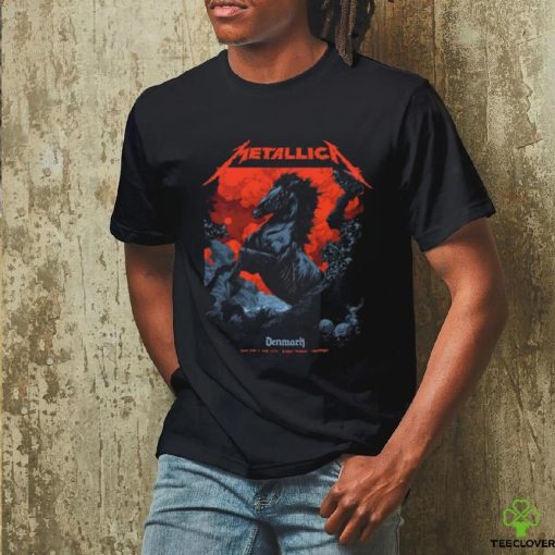 Metallica Denmark M72 World Tour No Repeat Weekends Poster At Parken Stadium In Copenhagen On June 14th And 16th 2024 Classic T Shirt