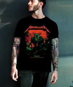 Metallica Finlandia M72 World Tour Poster At Olympic Stadium In Helsinki On June 7th And 9th 2024 Art By Kenta Taylor Classic T Shirt