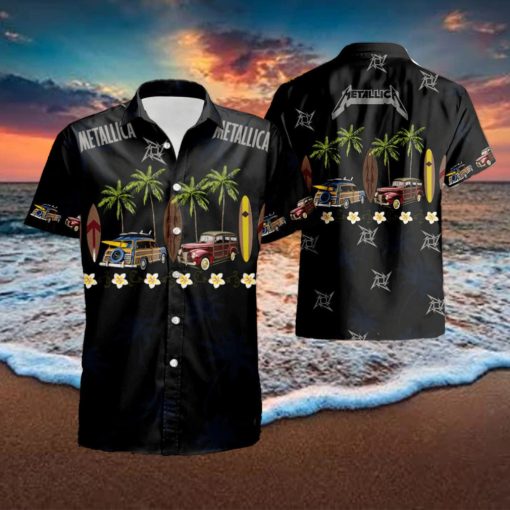 Metallica Hawaii Hawaiian Shirt And Shorts Summer Vacation Gift hawaiian hoodie, sweater, longsleeve, shirt v-neck, t-shirt