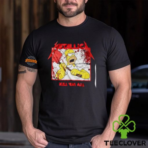 Metallica Homer Simpson Kill Em All Unisex T Shirt